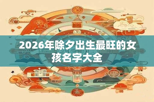 2026年除夕出生最旺的女孩名字大全
