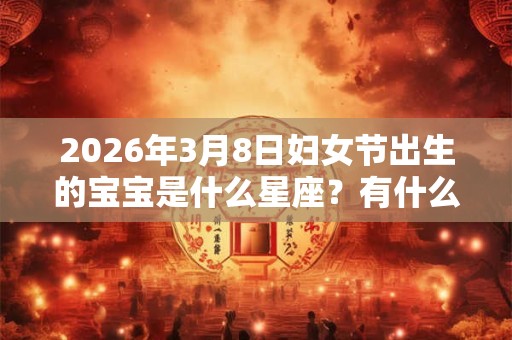 2026年3月8日妇女节出生的宝宝是什么星座？有什么性格特点？