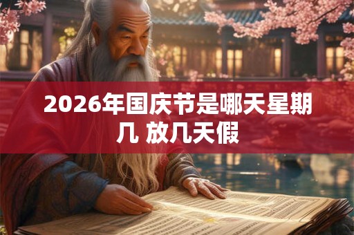 2026年国庆节是哪天星期几 放几天假