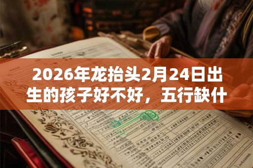 2026年龙抬头2月24日出生的孩子好不好,五行缺什么? 2026年龙抬头2月24日出生的孩子好不好,五行缺什么?