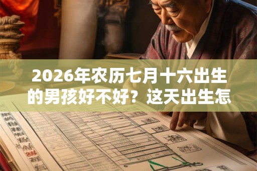 2026年农历七月十六出生的男孩好不好？这天出生怎么样？