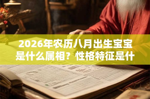 2026年农历八月出生宝宝是什么属相?性格特征是什么? 2026年农历八月出生宝宝是什么属相?性格特征是什么?