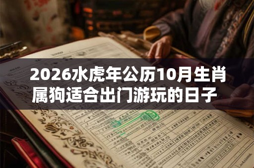 2026水虎年公历10月生肖属狗适合出门游玩的日子 出门大吉日 2026水虎年公历10月生肖属狗适合出门游玩的日子 出门大吉日