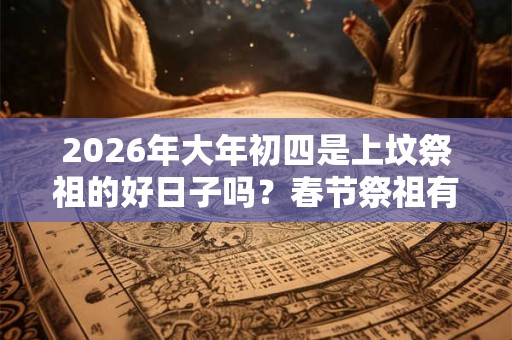 2026年大年初四是上坟祭祖的好日子吗?春节祭祖有何讲究? 2026年大年初四是上坟祭祖的好日子吗?春节祭祖有何讲究?