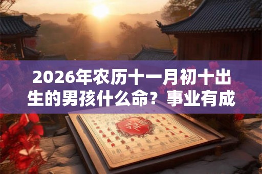 2026年农历十一月初十出生的男孩什么命?事业有成吗? 2026年农历十一月初十出生的男孩什么命?事业有成吗?