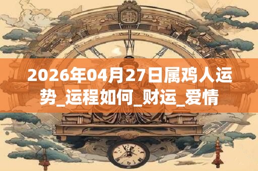 2026年04月27日属鸡人运势_运程如何_财运_爱情 2026年04月27日属鸡人运势_运程如何_财运_爱情