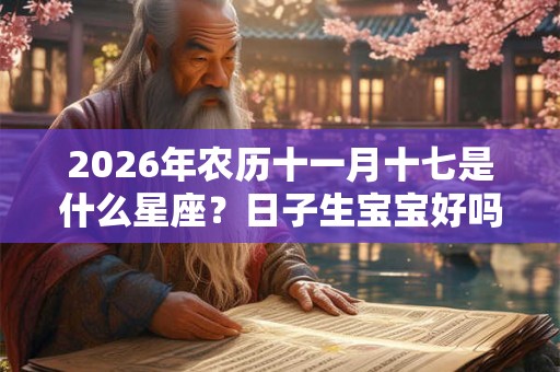 2026年农历十一月十七是什么星座？日子生宝宝好吗？