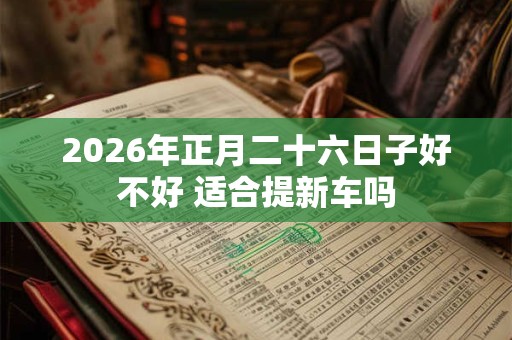 2026年正月二十六日子好不好 适合提新车吗