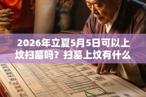 2026年立夏5月5日可以上坟扫墓吗？扫墓上坟有什么讲究？