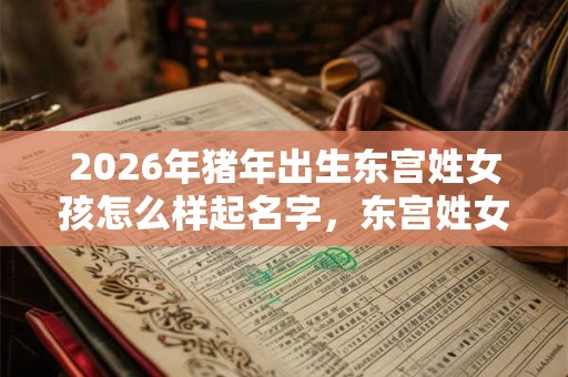2026年猪年出生东宫姓女孩怎么样起名字，东宫姓女孩好名推荐