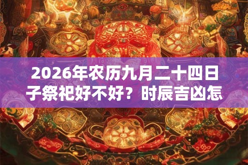 2026年农历九月二十四日子祭祀好不好？时辰吉凶怎么样？