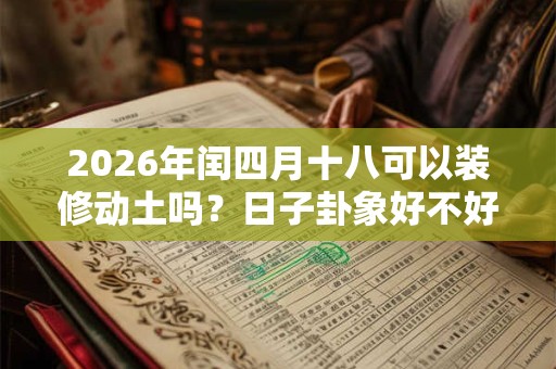2026年闰四月十八可以装修动土吗?日子卦象好不好? 2026年闰四月十八可以装修动土吗?日子卦象好不好?