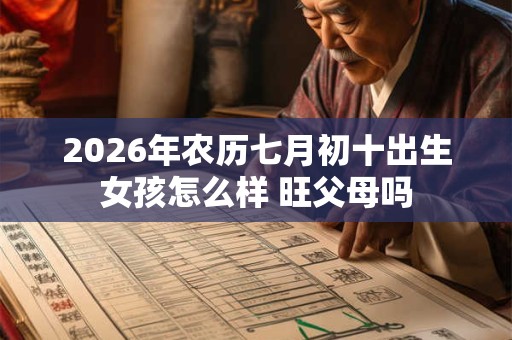 2026年农历七月初十出生女孩怎么样 旺父母吗 2026年农历七月初十出生女孩怎么样 旺父母吗