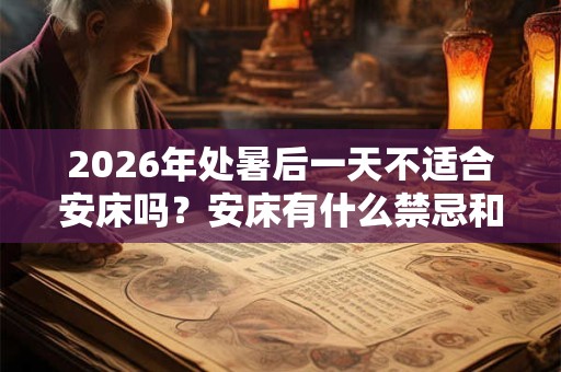 2026年处暑后一天不适合安床吗?安床有什么禁忌和忌讳? 2026年处暑后一天不适合安床吗?安床有什么禁忌和忌讳?