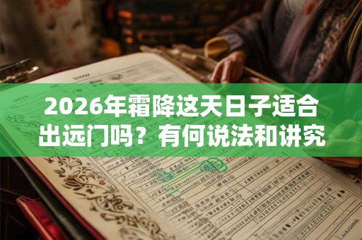 2026年霜降这天日子适合出远门吗？有何说法和讲究？