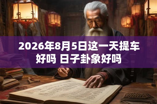 2026年8月5日这一天提车好吗 日子卦象好吗