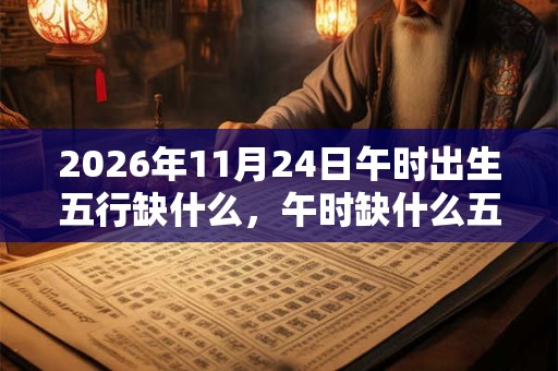 2026年11月24日午时出生五行缺什么,午时缺什么五行 2026年11月24日午时出生五行缺什么,午时缺什么五行