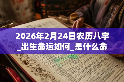 2026年2月24日农历八字_出生命运如何_是什么命