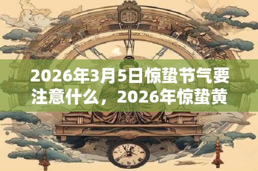 2026年3月5日惊蛰节气要注意什么,2026年惊蛰黄历宜忌查询 2026年3月5日惊蛰节气要注意什么,2026年惊蛰黄历宜忌查询