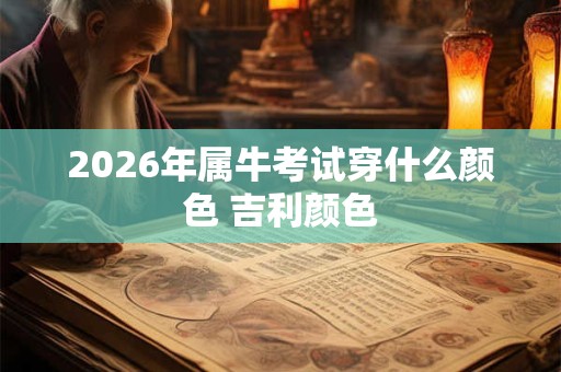 2026年属牛考试穿什么颜色 吉利颜色