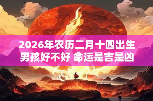 2026年农历二月十四出生男孩好不好 命运是吉是凶