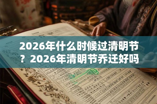2026年什么时候过清明节？2026年清明节乔迁好吗？