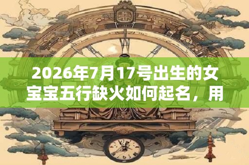 2026年7月17号出生的女宝宝五行缺火如何起名,用什么字好 2026年7月17号出生的女宝宝五行缺火如何起名,用什么字好