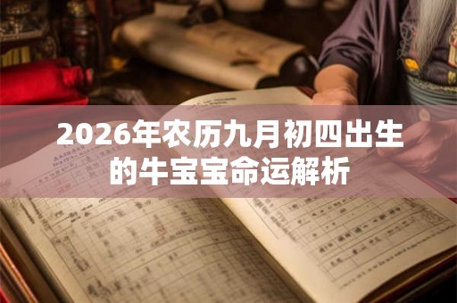 2026年农历九月初四出生的牛宝宝命运解析 2026年农历九月初四出生的牛宝宝命运解析