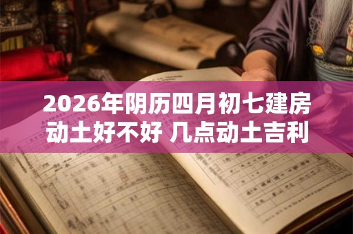 2026年阴历四月初七建房动土好不好 几点动土吉利 2026年阴历四月初七建房动土好不好 几点动土吉利