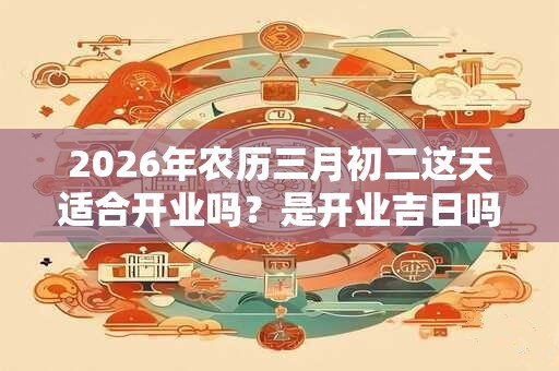 2026年农历三月初二这天适合开业吗?是开业吉日吗? 2026年农历三月初二这天适合开业吗?是开业吉日吗?