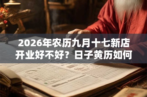 2026年农历九月十七新店开业好不好？日子黄历如何？