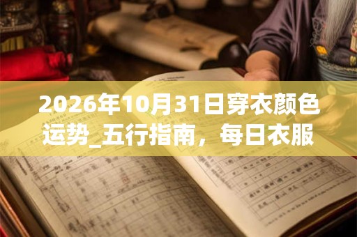 2026年10月31日穿衣颜色运势_五行指南，每日衣服颜色幸运色