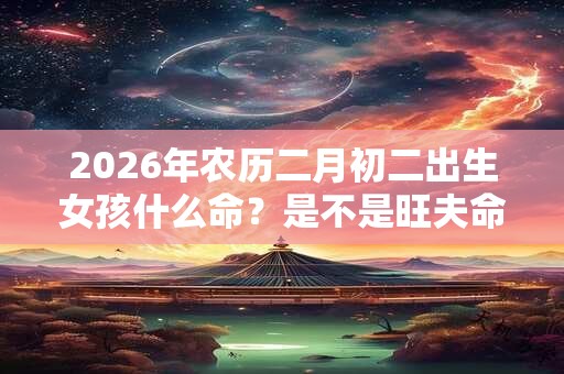 2026年农历二月初二出生女孩什么命？是不是旺夫命？