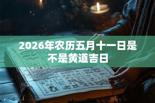 2026年农历五月十一日是不是黄道吉日
