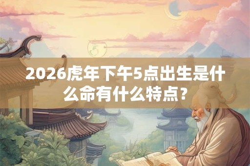 2026虎年下午5点出生是什么命有什么特点? 2026虎年下午5点出生是什么命有什么特点?