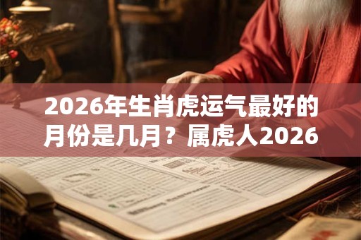 2026年生肖虎运气最好的月份是几月？属虎人2026年倒霉月份