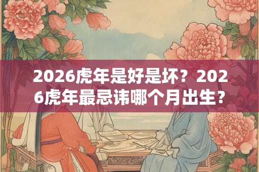 2026虎年是好是坏？2026虎年最忌讳哪个月出生？