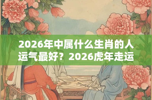 2026年中属什么生肖的人运气最好？2026虎年走运生肖