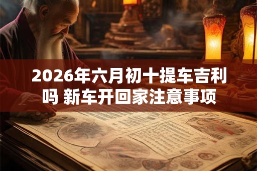 2026年六月初十提车吉利吗 新车开回家注意事项 2026年六月初十提车吉利吗 新车开回家注意事项