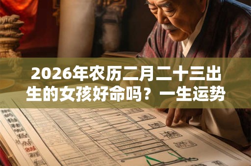 2026年农历二月二十三出生的女孩好命吗？一生运势如何？