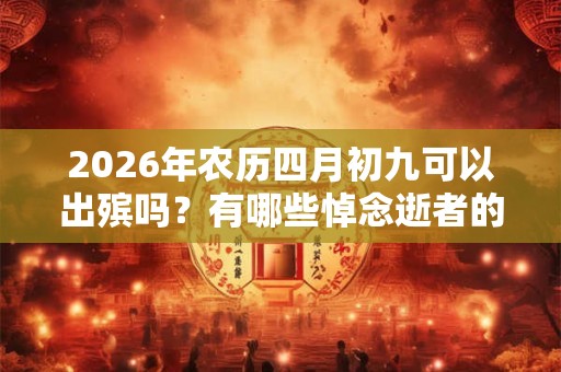 2026年农历四月初九可以出殡吗？有哪些悼念逝者的句子？