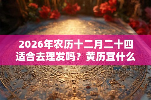 2026年农历十二月二十四适合去理发吗？黄历宜什么？