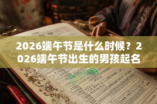 2026端午节是什么时候？2026端午节出生的男孩起名