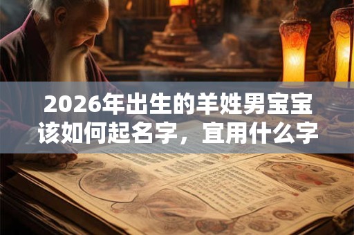 2026年出生的羊姓男宝宝该如何起名字,宜用什么字。 2026年出生的羊姓男宝宝该如何起名字,宜用什么字。