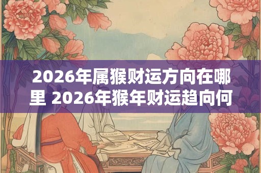 2026年属猴财运方向在哪里 2026年猴年财运趋向何处 2026年属猴财运方向在哪里 2026年猴年财运趋向何处