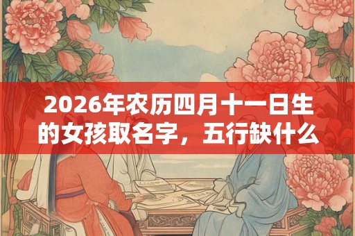 2026年农历四月十一日生的女孩取名字,五行缺什么? 2026年农历四月十一日生的女孩取名字,五行缺什么?