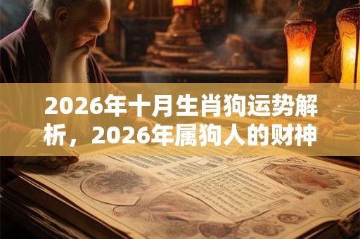 2026年十月生肖狗运势解析,2026年属狗人的财神方位 2026年十月生肖狗运势解析,2026年属狗人的财神方位
