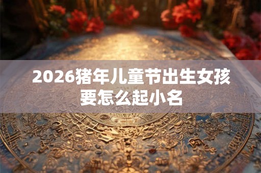 2026猪年儿童节出生女孩要怎么起小名
