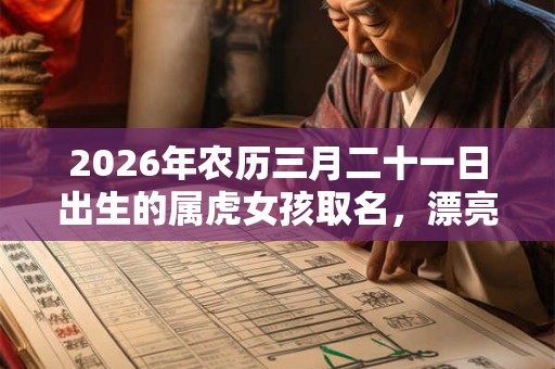 2026年农历三月二十一日出生的属虎女孩取名,漂亮有涵养的名字 2026年农历三月二十一日出生的属虎女孩取名,漂亮有涵养的名字
