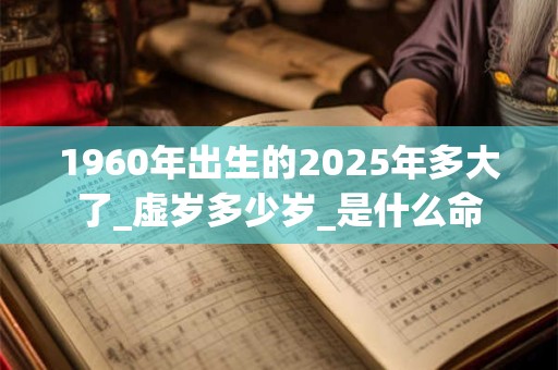 1960年出生的2025年多大了_虚岁多少岁_是什么命 1960年出生的2025年多大了_虚岁多少岁_是什么命